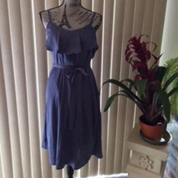 CHELSEA28 BLUE SPAGHETTI STRAP DRESS SIZE M - Picture 2 of 6